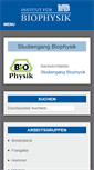 Mobile Screenshot of biophysik.org